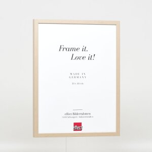 Efektní dřevěný rám profil 35 světle hnědý 40x50 cm antireflexní sklo