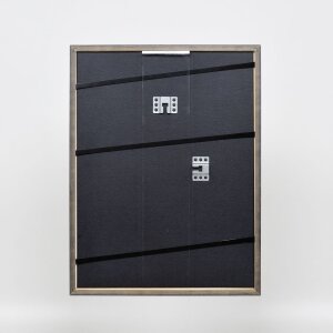 Efektní rám z masivního dřeva profil 25 šedý 40x50 cm muzejní sklo