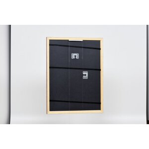 Efektní dřevěný rám profil 38 hnědý 40x60 cm antireflexní sklo