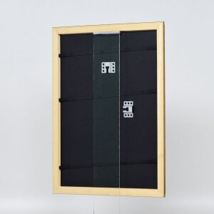 Efektní dřevěný rám profil 21 ořechově hnědý 40x60 cm antireflexní sklo