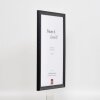 Efektní dřevěný rám profil 2070 antireflexní sklo 40x60 cm černý