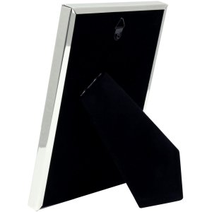 Kovový rám s úzkou lištou ve stříbrné barvě pro 6x9 cm