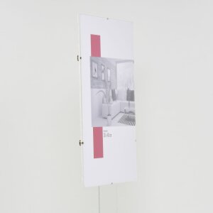 Efektní bezrámový držák na obrazy 42x60 cm z akrylového skla DIN A2