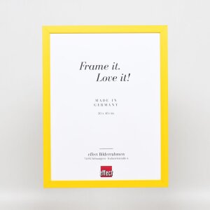 Dřevěný rám Top Cube 42x59,4 cm žluté normální sklo