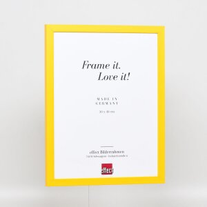 Dřevěný rám Top Cube 42x59,4 cm žluté normální sklo