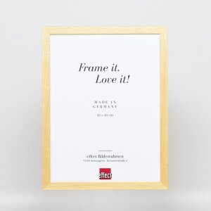 Efektní dřevěný rám profil 2210 přírodní 42x59,4 cm antireflexní sklo