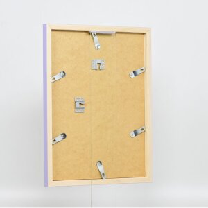 Dřevěný rám Top Cube 42x59,4 cm lila antireflexní sklo
