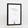 Efektní dřevěný rám profil 33 černý 42x59,4 cm antireflexní sklo
