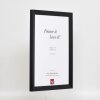 Efektní dřevěný rám Top N černý 42x59,4 cm antireflexní sklo