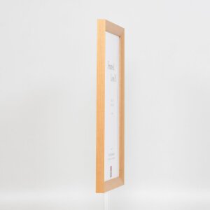 Efektní dřevěný rám Top N bříza 42x59,4 cm antireflexní sklo