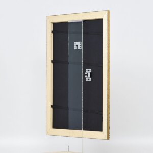 Efektní dřevěný rám profil 94 zlatý 42x59,4 cm antireflexní sklo