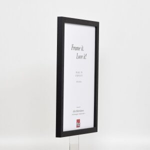 Efektní dřevěný rám profil 33 černá 42x59,4 cm muzejní sklo