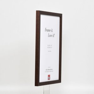 Efektní dřevěný rám profil 33 wenge 42x59,4 cm muzejní sklo