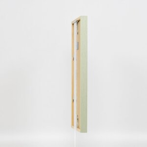 Efektní dřevěný rám profil 35 zelený 45x60 cm normální sklo + distanční rámeček