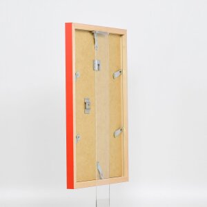 Dřevěný rám Top Cube 45x80 cm červené normální sklo