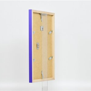 Dřevěný rám Top Cube 50x100 cm fialové normální sklo