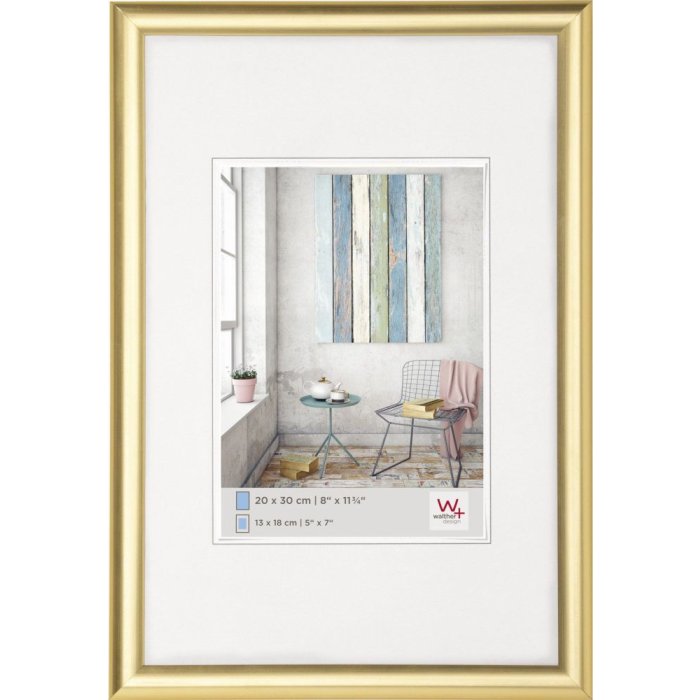 Plastový rám Walther TRENDSTYLE 40x50 cm zlatý
