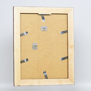 Efektní dřevěný rám 2400 hnědý 50x100 cm antireflexní sklo