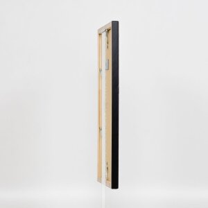 Efektní dřevěný rám profil 2070 muzejní sklo 50x100 cm černý