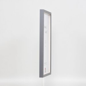 Efektní dřevěný rám profil 35 antracit 50x50 cm normální sklo + distanční rámeček