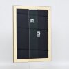 Efektní dřevěný rám profil 94 zlatý 50x50 cm antireflexní sklo