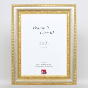 Efekt Barokní obrazový rám profil 31 stříbrný 50x50 cm antireflexní sklo