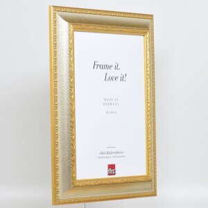 Efekt Barokní obrazový rám profil 31 stříbrný 50x50 cm antireflexní sklo