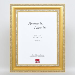 Efekt Barokní obrazový rám profil 31 zlatý 50x50 cm antireflexní sklo