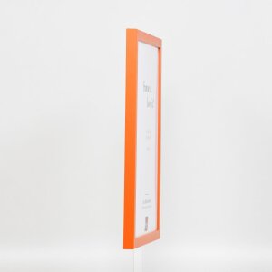 Dřevěný rám Top Cube 50x50 cm oranžové muzejní sklo