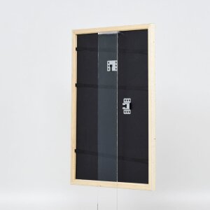 Efektní dřevěný rám profil 38 bílý 50x60 cm antireflexní sklo