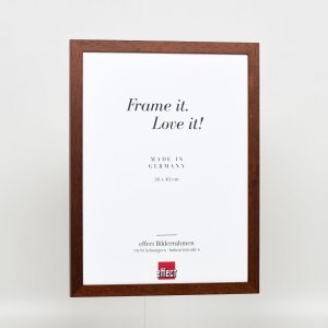 Efektní dřevěný rám profil 2210 tmavě hnědý 50x60 cm antireflexní sklo