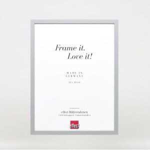 Efektní dřevěný rám profil 35 světle šedý 50x60 cm antireflexní sklo