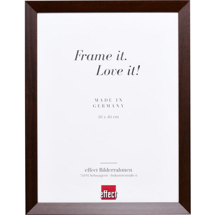 Efektní dřevěný rám Top N palisandr 50x60 cm antireflexní sklo