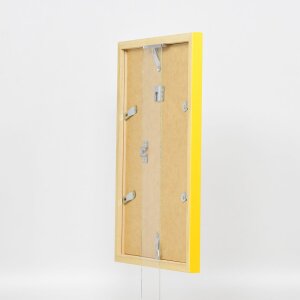 Dřevěný rám Top Cube 50x60 cm žluté muzejní sklo