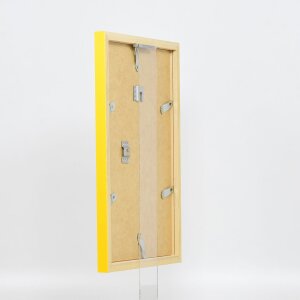 Dřevěný rám Top Cube 50x60 cm žluté muzejní sklo