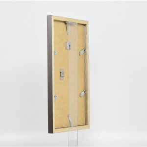 Dřevěný rám Top Cube 50x65 cm platina normální sklo