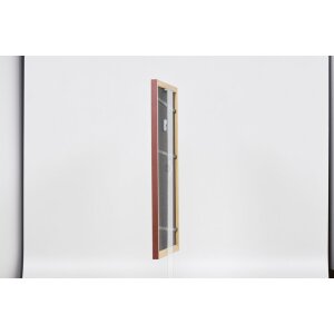 Efektní dřevěný rám profil 38 hnědý 50x65 cm antireflexní sklo