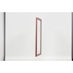 Efektní dřevěný rám profil 38 hnědý 50x65 cm antireflexní sklo