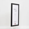 Efektní dřevěný rám profil 33 černý 50x65 cm antireflexní sklo