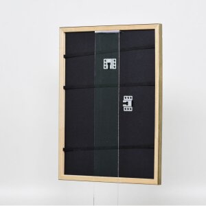 Efektní dřevěný rám profil 2070 normální sklo 50x65 cm zlatý