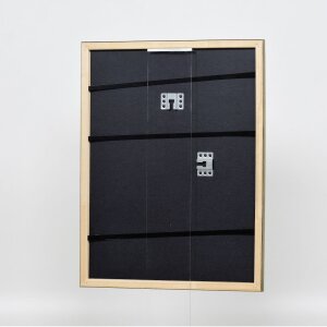 Efektní dřevěný rám profil 2070 normální sklo 50x65 cm zlatý