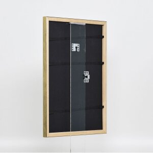 Efektní dřevěný rám profil 2070 normální sklo 50x65 cm zlatý