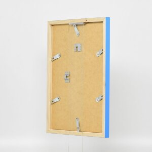 Dřevěný rám Top Cube 50x75 cm modré normální sklo