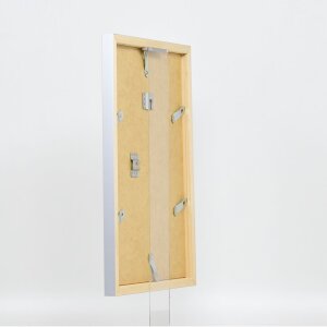 Dřevěný rám Top Cube 50x75 cm stříbrný normální sklo