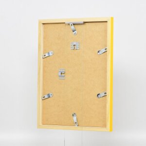 Dřevěný rám Top Cube 50x75 cm žluté antireflexní sklo