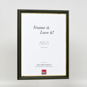 Efektní dřevěný rám profil 21 zelený 59,4x84,1 cm normální sklo