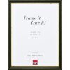 Efektní dřevěný rám profil 21 zelený 59,4x84,1 cm normální sklo