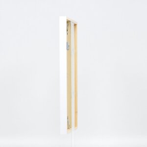 Efektní dřevěný rám profil 35 bílý 59,4x84,1 cm normální sklo