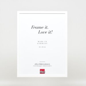Efektní dřevěný rám profil 35 bílý 59,4x84,1 cm normální sklo
