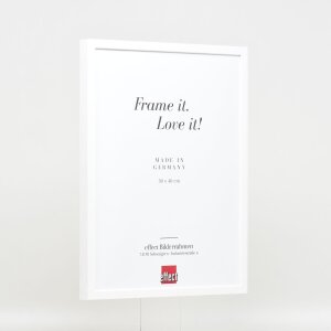 Efektní dřevěný rám profil 35 bílý 59,4x84,1 cm normální sklo